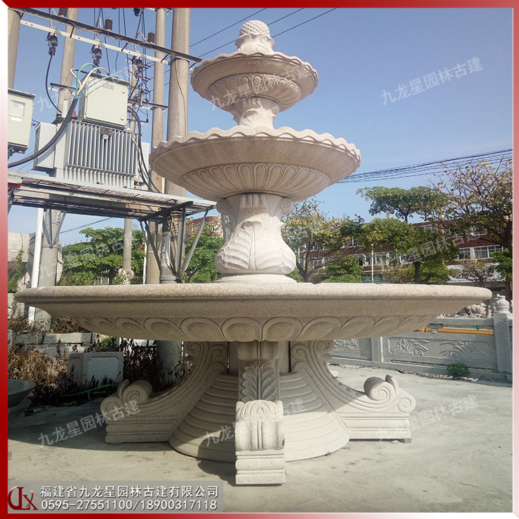 花崗巖石材水缽圖片